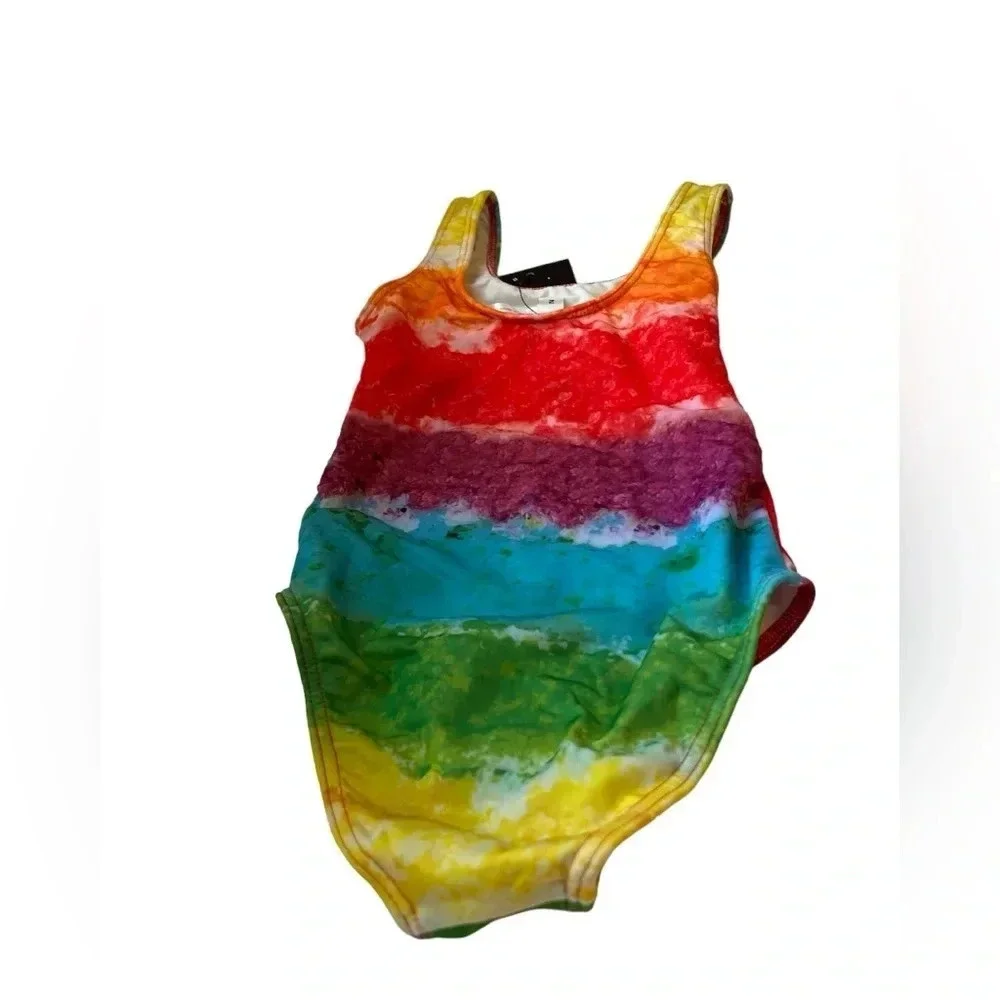 NWT Terez Kid Rainbow swimsuit